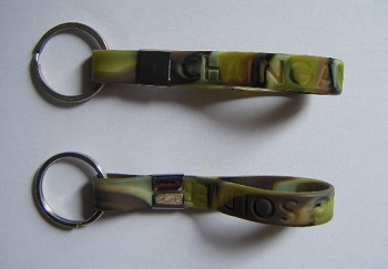 Silicon key bracelet